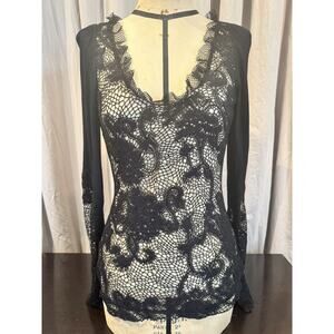 Vintage Ann Ferriday Crochet Net Top S Unworn Deadstock!